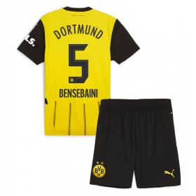 Dětské fotbalový komplet Borussia Dortmund Ramy Bensebaini #5 Domácí košile 2024-25 Krátkým Rukávem